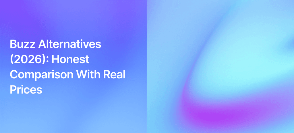 Buzz Alternatives (2026): Honest Comparison With Real Prices